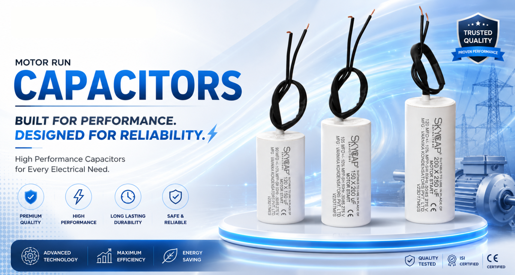 Home Motor Run Capacitors