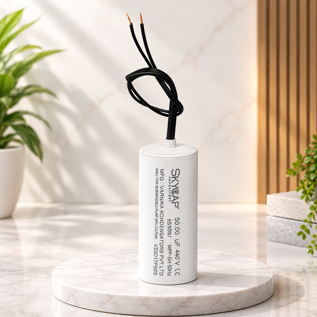 submersible pump capacitor 50 mfd