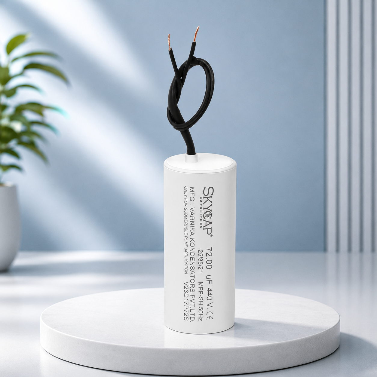 submersible pump capacitor 72 mfd